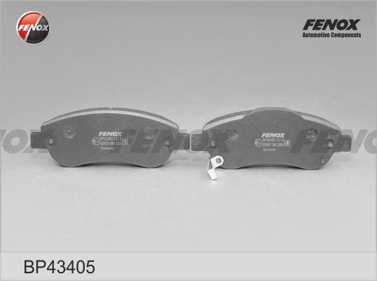 Fenox BP43405 - Гальмівні колодки, дискові гальма autozip.com.ua