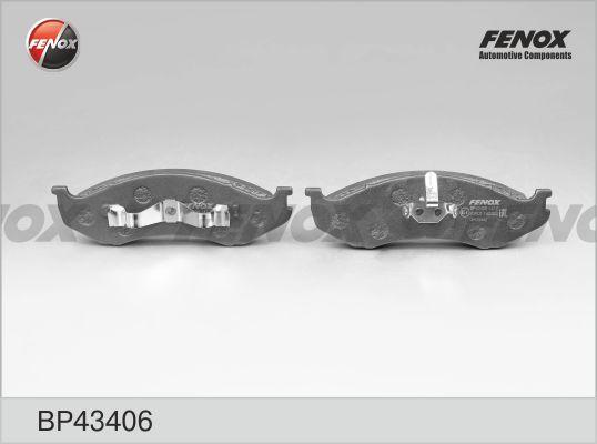 Fenox BP43406 - Гальмівні колодки, дискові гальма autozip.com.ua