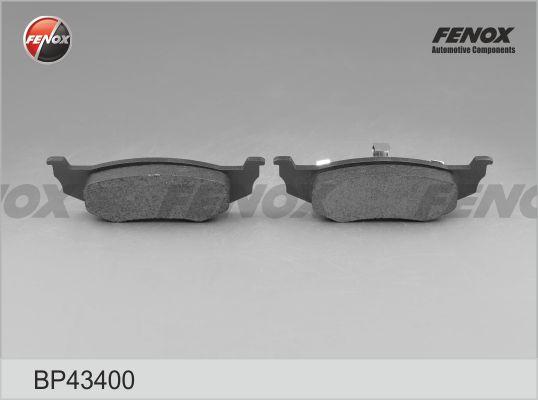 Fenox BP43400 - Гальмівні колодки, дискові гальма autozip.com.ua