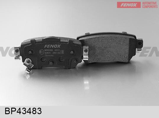 Fenox BP43483 - Гальмівні колодки, дискові гальма autozip.com.ua