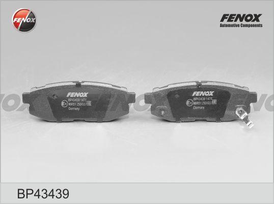 Fenox BP43439 - Гальмівні колодки, дискові гальма autozip.com.ua
