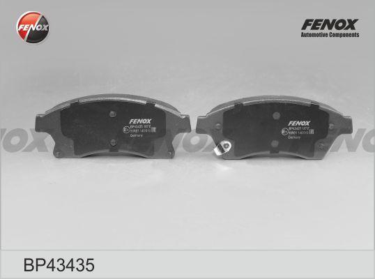 Fenox BP43435 - Гальмівні колодки, дискові гальма autozip.com.ua