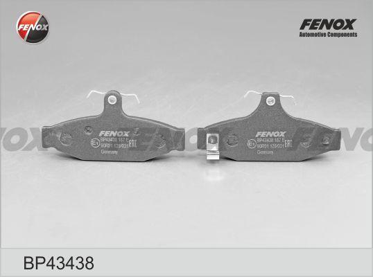 Fenox BP43438 - Гальмівні колодки, дискові гальма autozip.com.ua