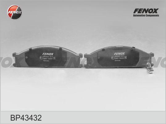 Fenox BP43432 - Гальмівні колодки, дискові гальма autozip.com.ua