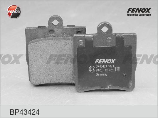 Fenox BP43424 - Гальмівні колодки, дискові гальма autozip.com.ua