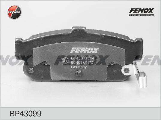 Fenox BP43099 - Гальмівні колодки, дискові гальма autozip.com.ua