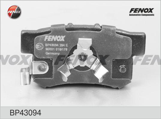 Fenox BP43094 - Гальмівні колодки, дискові гальма autozip.com.ua