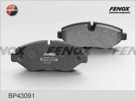 Fenox BP43091 - Гальмівні колодки, дискові гальма autozip.com.ua