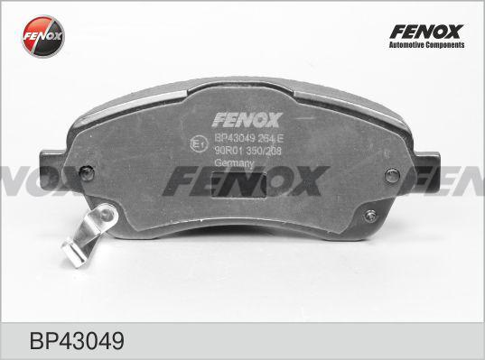 Fenox BP43049 - Гальмівні колодки, дискові гальма autozip.com.ua