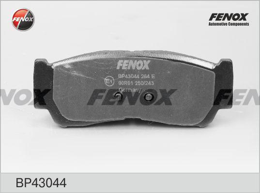 Fenox BP43044 - Гальмівні колодки, дискові гальма autozip.com.ua