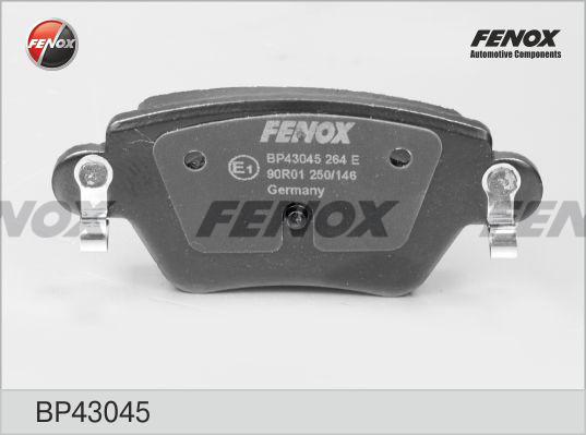 Fenox BP43045 - Гальмівні колодки, дискові гальма autozip.com.ua