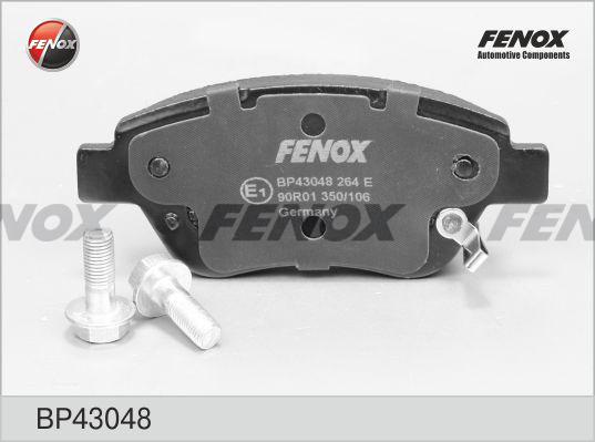 Fenox BP43048 - Гальмівні колодки, дискові гальма autozip.com.ua