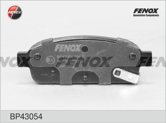 Fenox BP43054 - Гальмівні колодки, дискові гальма autozip.com.ua