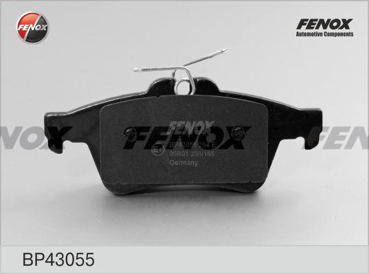 Fenox BP43055 - Гальмівні колодки, дискові гальма autozip.com.ua