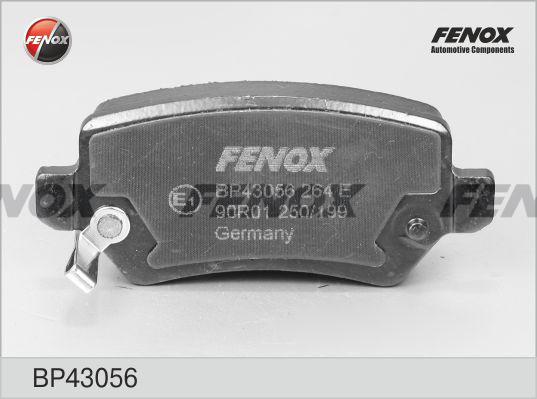 Fenox BP43056 - Гальмівні колодки, дискові гальма autozip.com.ua