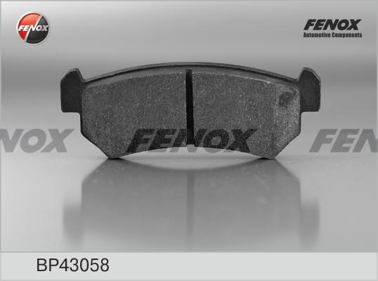 Fenox BP43058 - Гальмівні колодки, дискові гальма autozip.com.ua
