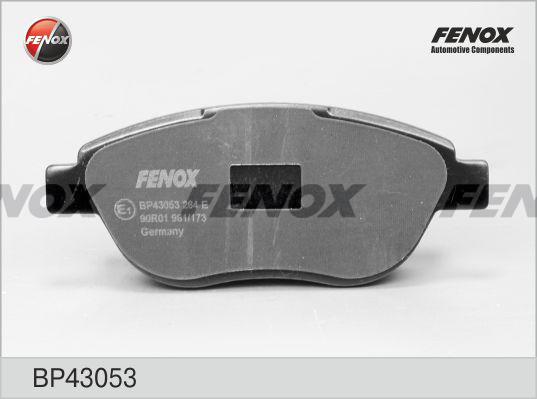 Fenox BP43053 - Гальмівні колодки, дискові гальма autozip.com.ua