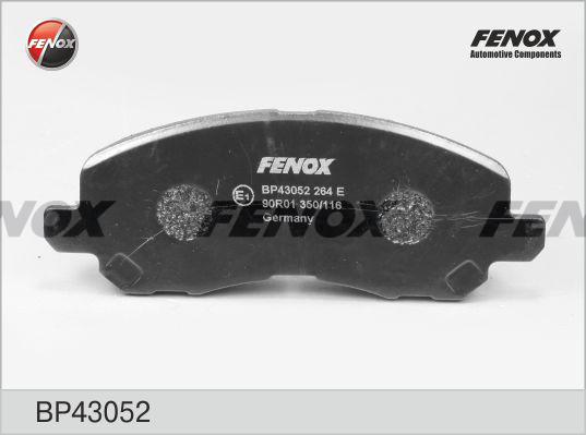 Fenox BP43052 - Гальмівні колодки, дискові гальма autozip.com.ua