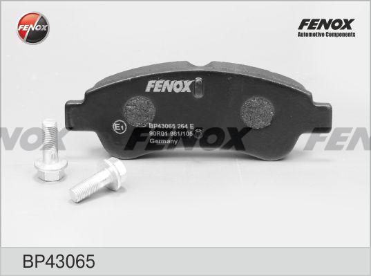 Fenox BP43065 - Гальмівні колодки, дискові гальма autozip.com.ua