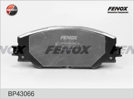 Fenox BP43066 - Гальмівні колодки, дискові гальма autozip.com.ua