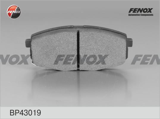 Fenox BP43019 - Гальмівні колодки, дискові гальма autozip.com.ua