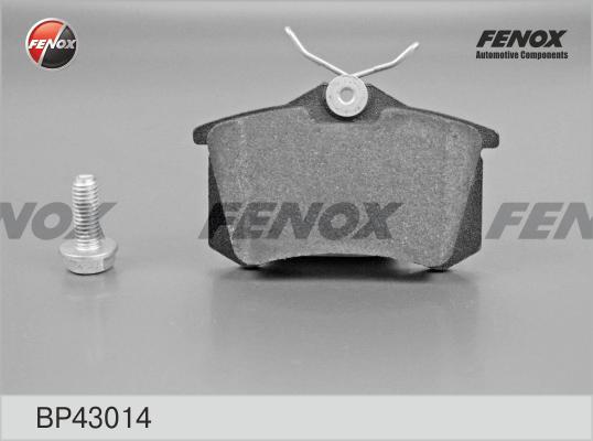 Fenox BP43014 - Гальмівні колодки, дискові гальма autozip.com.ua