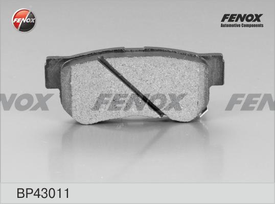 Fenox BP43011 - Гальмівні колодки, дискові гальма autozip.com.ua