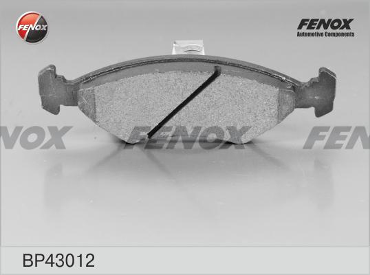 Fenox BP43012 - Гальмівні колодки, дискові гальма autozip.com.ua