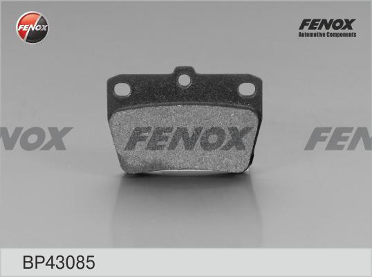 Fenox BP43085 - Гальмівні колодки, дискові гальма autozip.com.ua