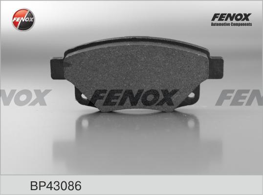Fenox BP43086 - Гальмівні колодки, дискові гальма autozip.com.ua