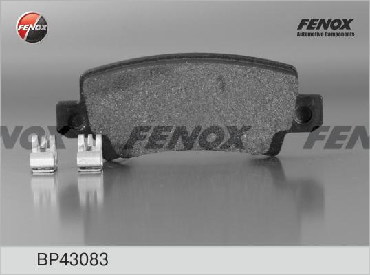 Fenox BP43083 - Гальмівні колодки, дискові гальма autozip.com.ua