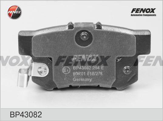 Fenox BP43082 - Гальмівні колодки, дискові гальма autozip.com.ua