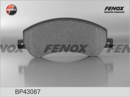 Fenox BP43087 - Гальмівні колодки, дискові гальма autozip.com.ua