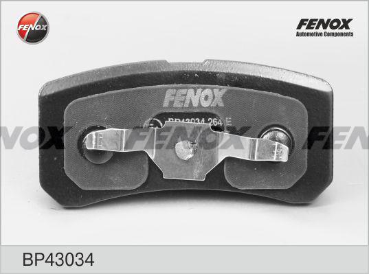 Fenox BP43034 - Гальмівні колодки, дискові гальма autozip.com.ua