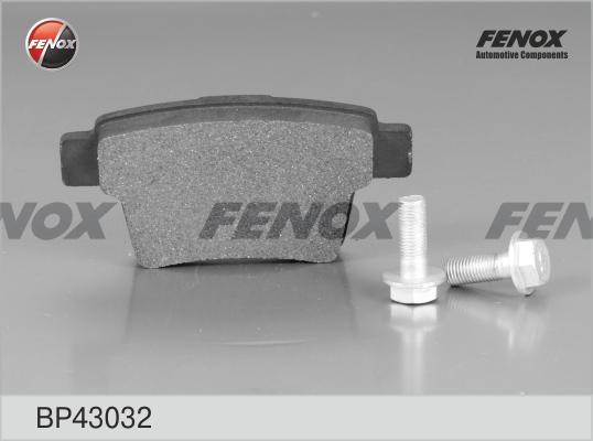 Fenox BP43032 - Гальмівні колодки, дискові гальма autozip.com.ua