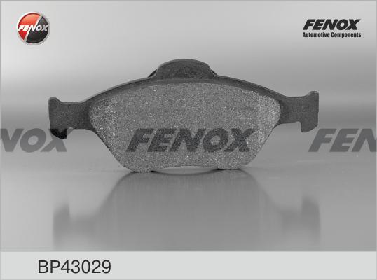 Fenox BP43029 - Гальмівні колодки, дискові гальма autozip.com.ua