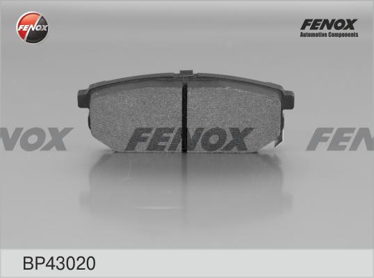 Fenox BP43020 - Гальмівні колодки, дискові гальма autozip.com.ua