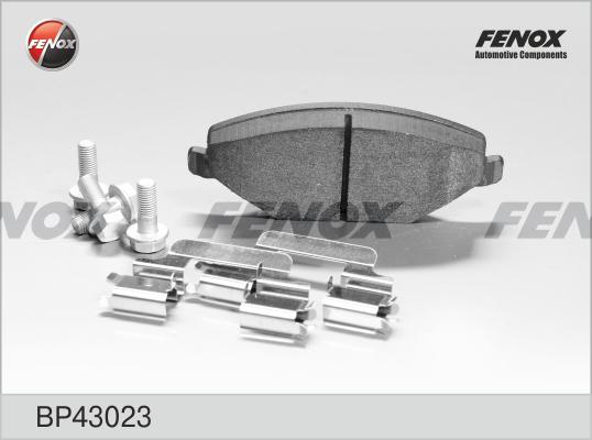 Fenox BP43023 - Гальмівні колодки, дискові гальма autozip.com.ua