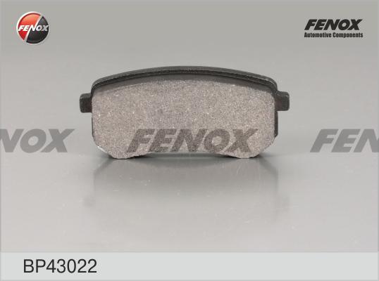 Fenox BP43022 - Гальмівні колодки, дискові гальма autozip.com.ua