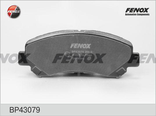 Fenox BP43079 - Гальмівні колодки, дискові гальма autozip.com.ua