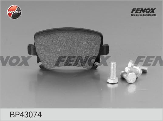 Fenox BP43074 - Гальмівні колодки, дискові гальма autozip.com.ua
