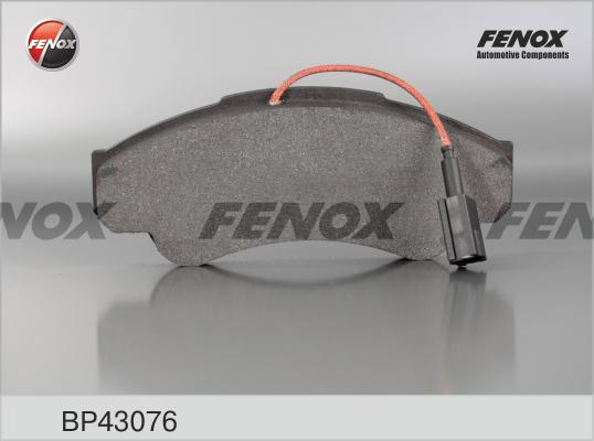 Fenox BP43076 - Гальмівні колодки, дискові гальма autozip.com.ua