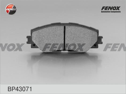 Fenox BP43071 - Гальмівні колодки, дискові гальма autozip.com.ua