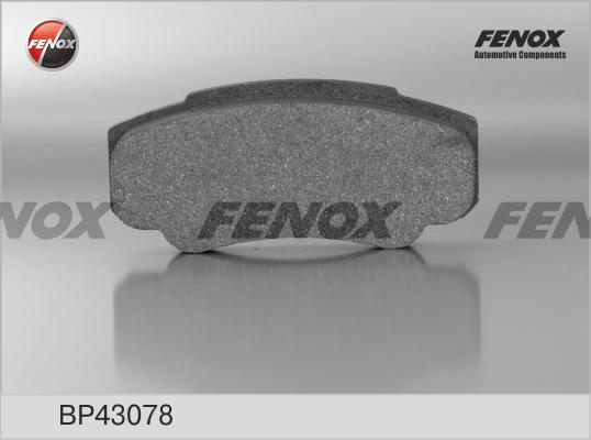 Fenox BP43078 - Гальмівні колодки, дискові гальма autozip.com.ua