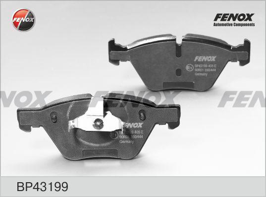 Fenox BP43199 - Гальмівні колодки, дискові гальма autozip.com.ua