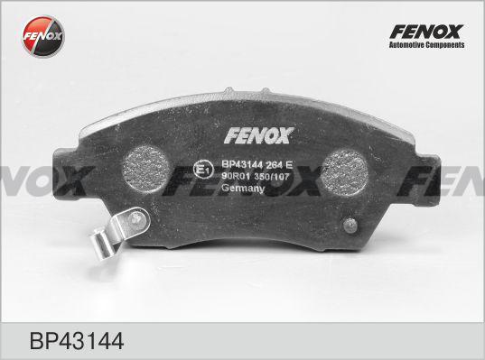 Fenox BP43144 - Гальмівні колодки, дискові гальма autozip.com.ua