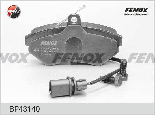 Fenox BP43140 - Гальмівні колодки, дискові гальма autozip.com.ua