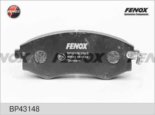 Fenox BP43148 - Гальмівні колодки, дискові гальма autozip.com.ua