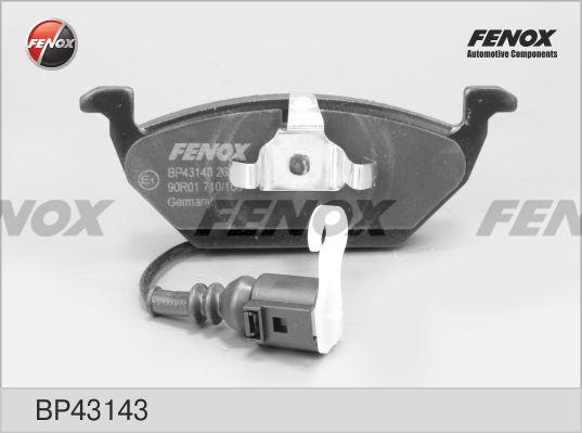 Fenox BP43143 - Гальмівні колодки, дискові гальма autozip.com.ua