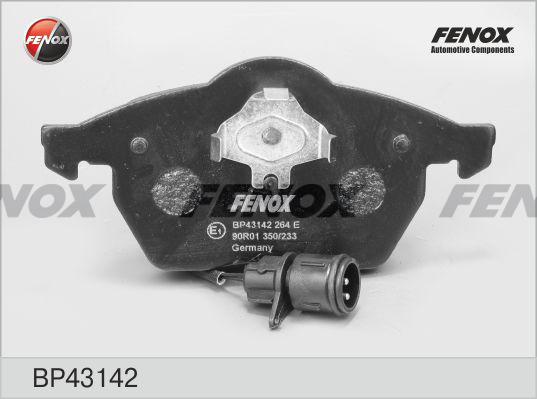 Fenox BP43142 - Гальмівні колодки, дискові гальма autozip.com.ua